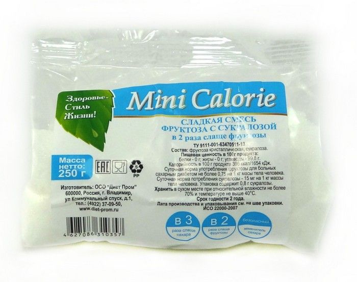 Заменители сахара