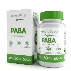 Парааминобензойная кислота Витамин B10 Naturalsupp №60