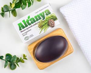 Мыло Алтания натуральное на кедровом масле, 100 г