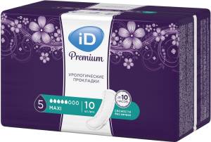 Прокладки урологические АйДи Light Premium Maxi 10шт