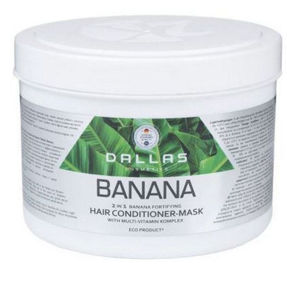 Даллас banana маска для укрепления волос с экстрактом банана 500 мл фотография