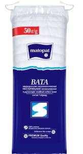Вата BELLA Matopat хлопковая Зиг-заг 50 г